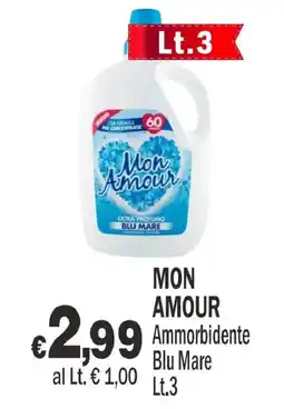 Primo Prezzo Mon Amour Ammorbidente Blu Mare offerta