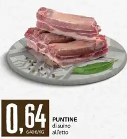 PRO7 Supermercati Puntine di suino offerta