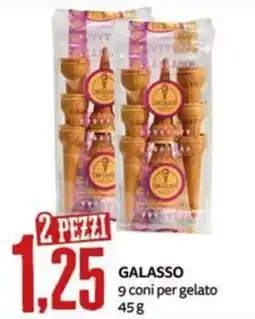 PRO7 Supermercati Galasso coni per gelato offerta