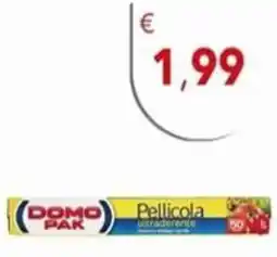 Diper Pellicola ultraderente Domo Pak offerta