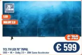 TCL TV LED 75" 75P6L