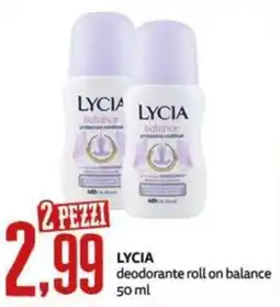PRO7 Supermercati Lycia deodorante roll on balance offerta