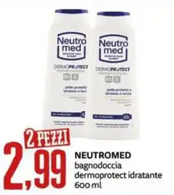 PRO7 Supermercati Neutromed bagnodoccia dermoprotect idratante offerta