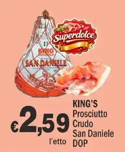 Primo Prezzo King's Prosciutto Crudo San Daniele DOP offerta