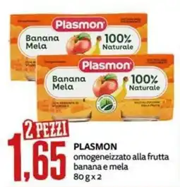 PRO7 Supermercati Plasmon omogeneizzato alla frutta banana e mela offerta