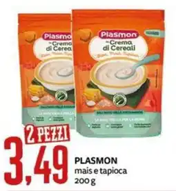 PRO7 Supermercati Plasmon Crema di Cereali mais e tapioca offerta