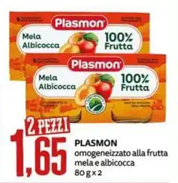 PRO7 Supermercati Plasmon omogeneizzato alla frutta mela e albicocca offerta