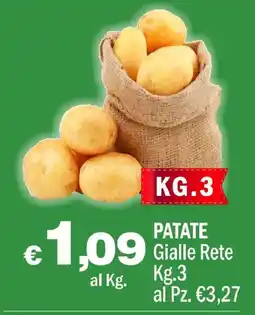 Primo Prezzo Patate Gialle Rete offerta