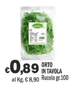 Primo Prezzo Orto in Tavola Rucola offerta