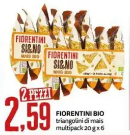 PRO7 Supermercati Fiorentini bio triangolini di mais offerta