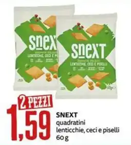 PRO7 Supermercati SnexT quadratini lenticchie, ceci e piselli offerta