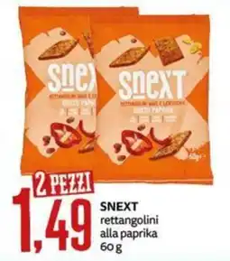 PRO7 Supermercati Snext rettangolini alla paprika offerta
