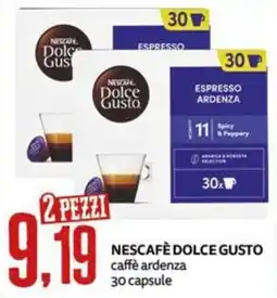 PRO7 Supermercati Nescafé Dolce Gusto caffè ardenza offerta