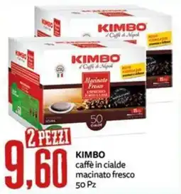 PRO7 Supermercati Kimbo caffè in cialde macinato fresco offerta