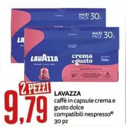 PRO7 Supermercati Lavazza caffè in capsule crema e gusto dolce offerta