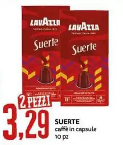 PRO7 Supermercati Lavazza Suerte caffè in capsule offerta