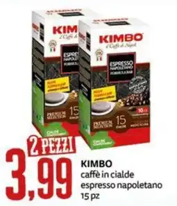 PRO7 Supermercati Kimbo caffè in cialde espresso napoletano offerta