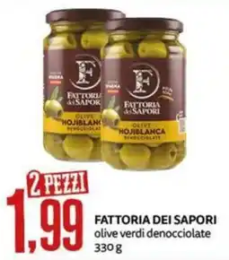 PRO7 Supermercati Fattoria dei Sapori olive verdi denocciolate offerta