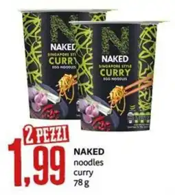 PRO7 Supermercati Naked noodles curry offerta