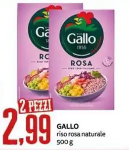 PRO7 Supermercati Gallo riso rosa naturale offerta