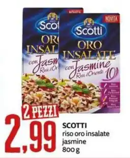 PRO7 Supermercati Scotti riso oro insalate jasmine offerta