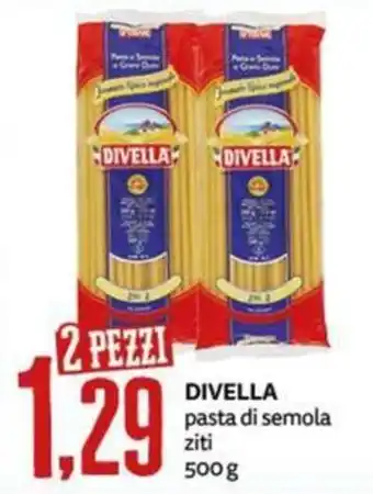 Divella pasta di semola ziti