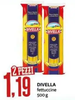 PRO7 Supermercati Divella fettuccine offerta