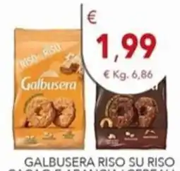 Diper Galbusera riso su riso cacao e arancia offerta