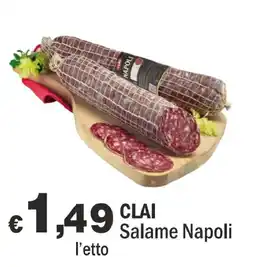 Primo Prezzo CLAI Salame Napoli offerta