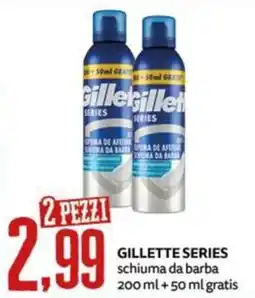 PRO7 Supermercati Gillette Series schiuma da barba offerta