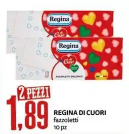 PRO7 Supermercati Regina di cuori fazzoletti offerta