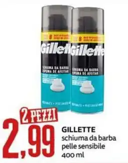 PRO7 Supermercati Gillette schiuma da barba offerta