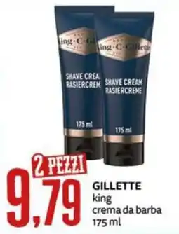 PRO7 Supermercati Gillette king crema da barba offerta