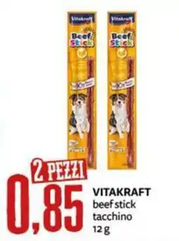 PRO7 Supermercati Vitakraft beef stick tacchino offerta