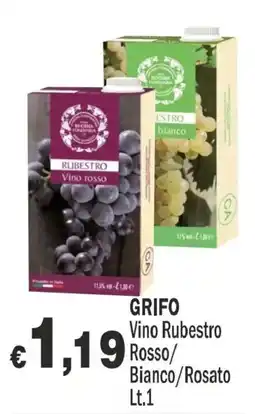 Primo Prezzo Grifo Vino Rubestro offerta