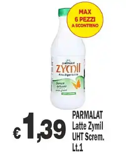 Primo Prezzo Parmalat Latte Zymil UHT Scream offerta