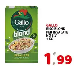 Il Centro Superstore Gallo riso blond per insalate offerta