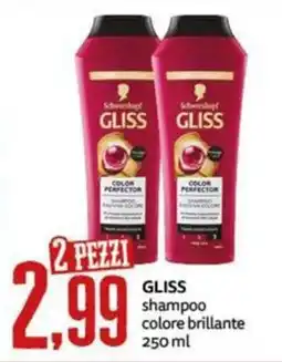 PRO7 Supermercati Gliss shampoo colore brillante offerta