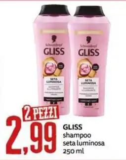 PRO7 Supermercati Gliss shampoo seta luminosa offerta