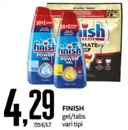 PRO7 Supermercati Finish gel/tabs offerta
