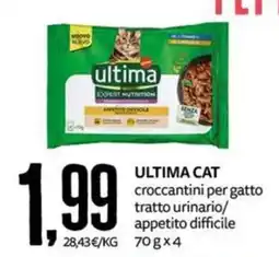 PRO7 Supermercati Ultima cat croccantini per gatto offerta