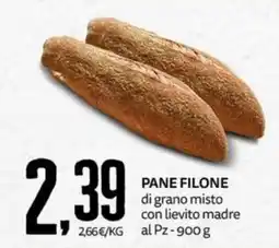 PRO7 Supermercati Pane filone di grano misto con lievito madre offerta