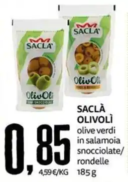 PRO7 Supermercati Saclà olivoli offerta