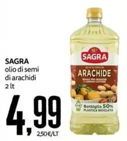 PRO7 Supermercati Sagra olio di semi di arachidi offerta