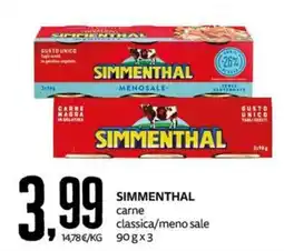 PRO7 Supermercati Simmenthal carne classica/meno sale offerta