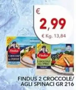 Diper Findus 2 Crocchette agli Spinaci offerta