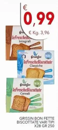 Diper Grissin Bon Fette Biscottate offerta