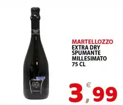 Il Centro Superstore Martellozzo extra dry spumante millesimato offerta