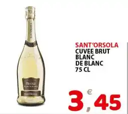 Il Centro Superstore Sant'Orsola cuvée brut blanc de blanc offerta