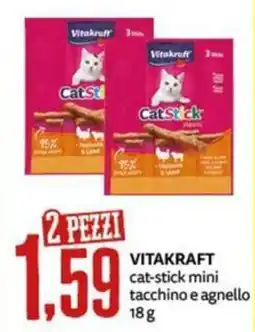PRO7 Supermercati Vitakraft cat-stick mini tacchino e agnello offerta